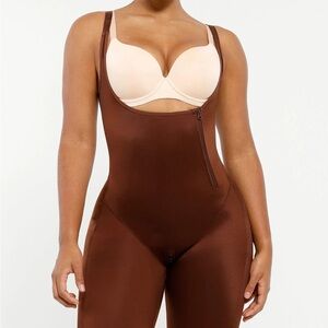 Brown Women's Shapewear Bodysuit